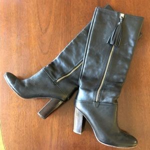 Black Tassel Boots